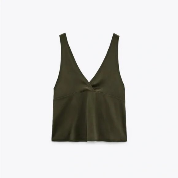 Zara Satin Camisole Top XS - Picture 5 of 6